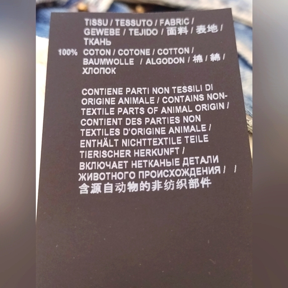 NEW AUTHENTIC Yves Saint Laurent Long Denim Skirt - Picture 12 of 12